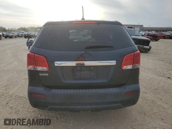 2012 Kia Sorento LX with VIN 5XYKT3A18CG255910, listed as a Copart auction lot 50632215 with 290,384 mi miles and Salvage Title. Bid and sale history available at carsss.com. Image 6.