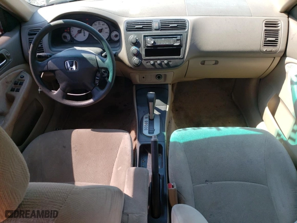 2002 Honda Civic LX with VIN 2HGES16522H536487, listed as a Copart auction lot 52560635 with 121,970 mi miles and Salvage Title. Bid and sale history available at carsss.com. Image 8.