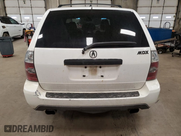 2004 Acura MDX Touring Pkg with VIN 2HNYD18654H515397, listed as a Copart auction lot 49633225 with 212,400 mi miles and Salvage Title. Bid and sale history available at carsss.com. Image 6.