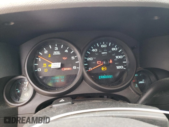 2013 Chevrolet Silverado 1500 Work Truck with VIN 1GCNCPEX2DZ154982, listed as a Copart auction lot 53034045 with 211,741 mi miles and Clean Title. Bid and sale history available at DreamBid. Image 9.