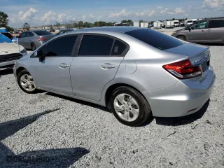 2013 Honda Civic Sdn LX with VIN 19XFB2F50DE080819, listed as a Copart auction lot 51474275 with 176,063 mi miles and Salvage Title. Bid and sale history available at carsss.com. Image 2.