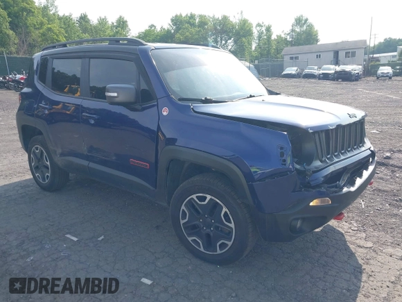 2017 Jeep Renegade Trailhawk с VIN ZACCJBCB8HPE86632, выставлен на аукционе IAAI как лот 42710761 с пробегом 155 100 миль миль и . История ставок и продаж доступна на DreamBid. Изображение 1.