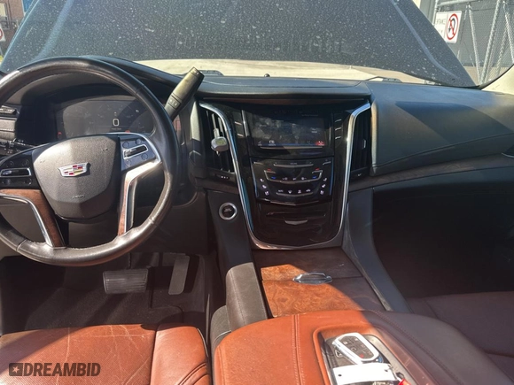 2015 Cadillac Escalade Premium with VIN 1GYS3NKJ5FR588625, listed as a Copart auction lot 41823535 with 152,188 mi miles and Clean Title. Bid and sale history available at carsss.com. Image 9.