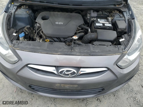 2013 Hyundai Accent GL with VIN KMHCT5AE0DU117549, listed as a Copart auction lot 54453905 with 276,266 mi miles and Clean Title. Bid and sale history available at carsss.com. Image 11.