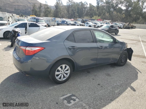 2016 Toyota Corolla L with VIN 5YFBURHEXGP459022, listed as a Copart auction lot 44042225 with 111,986 mi miles and Salvage Title. Bid and sale history available at carsss.com. Image 3.