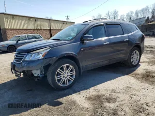 2014 Chevrolet Traverse LT with VIN 1GNKVGKD2EJ214452, listed as a Copart auction lot 48261435 with 122,487 mi miles and Salvage Title. Bid and sale history available at carsss.com. Image 1.