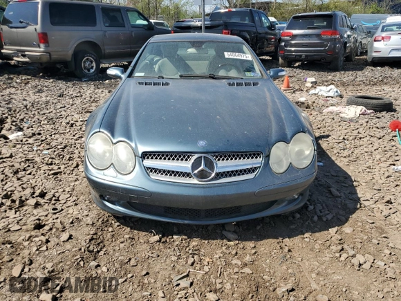 2005 Mercedes-Benz SL 500 with VIN WDBSK75F95F092348, listed as a Copart auction lot 54064975 with Not Provided miles and Clean Title. Bid and sale history available at DreamBid. Image 5.