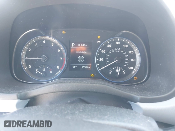 2019 Hyundai Kona SEL with VIN KM8K2CAA0KU370674, listed as a IAAI auction lot 41237427 with 59,586 mi miles and . Bid and sale history available at DreamBid. Image 7.