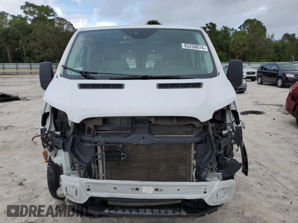 2016 Ford Transit Cargo with VIN 1FTYE9ZM7GKB44688, listed as a Copart auction lot 85258874 with 105,119 mi miles and Salvage Title. Bid and sale history available at carsss.com. Image 5.