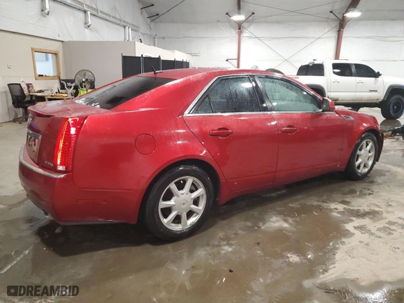 2008 Cadillac CTS RWD w/1SA with VIN 1G6DF577080141309, listed as a Copart auction lot 44623675 with 65,915 mi miles and Salvage Title. Bid and sale history available at carsss.com. Image 3.