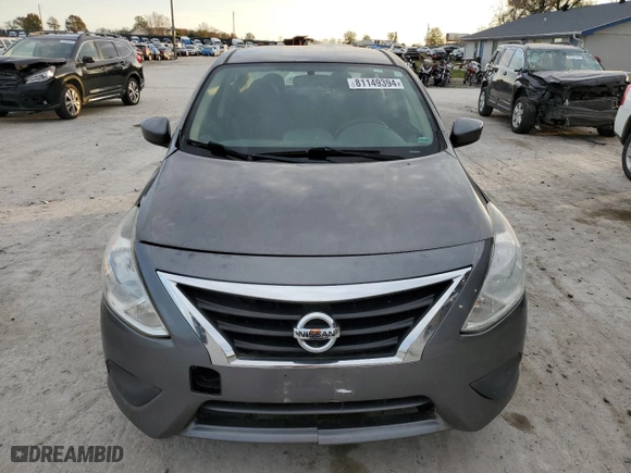 2016 Nissan Versa SV with VIN 3N1CN7AP3GL858596, listed as a Copart auction lot 81149394 with 189,025 mi miles and Clean Title. Bid and sale history available at carsss.com. Image 5.