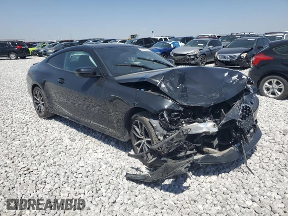2022 BMW 4 Series 430i xDrive with VIN WBA73AP06NCH67486, listed as a Copart auction lot 51782045 with Not provided miles and Salvage title. Bid and sale history available at DreamBid. Image 4.