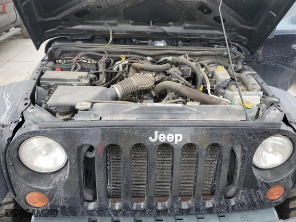 2010 Jeep Wrangler Unlimited Sport with VIN 1J4BA3H17AL125124, listed as a Copart auction lot 48826125 with 89,632 mi miles and Salvage Title. Bid and sale history available at carsss.com. Image 11.