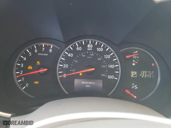 2015 Nissan Quest S with VIN JN8AE2KP9F9130136, listed as a Copart auction lot 46804344 with 139,752 mi miles and Salvage Title. Bid and sale history available at carsss.com. Image 9.