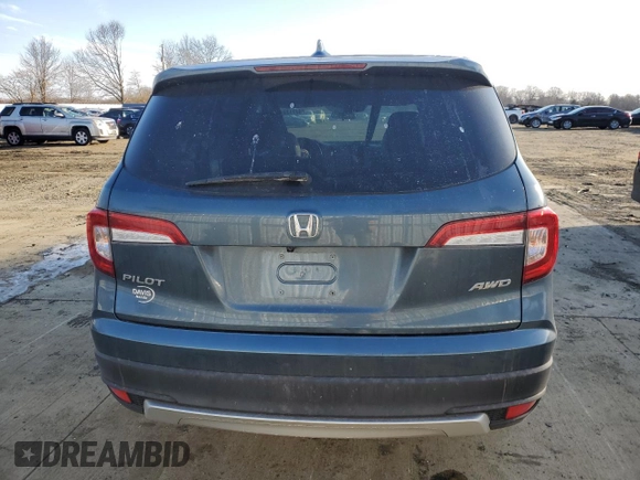 2020 Honda Pilot EX z VIN 5FNYF6H38LB069124, wystawiony jako Copart lot #42717315 z przebiegiem 65 723 mil mil oraz Szkoda całkowita • Salvage title. Historia ofert i sprzedaży dostępna na DreamBid. Obrazek 6.