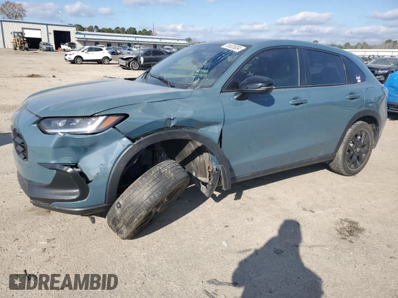 2023 Honda HR-V Sport with VIN 3CZRZ1H55PM711424, listed as a Copart auction lot 85535004 with 45,913 mi miles and Salvage Title. Bid and sale history available at carsss.com. Image 1.