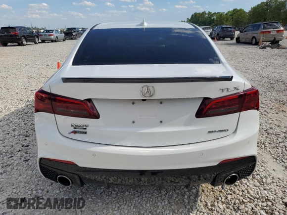 2019 Acura TLX w/A-Spec Pkg with VIN 19UUB3F61KA002301, listed as a Copart auction lot 56480095 with 50,350 mi miles and Clean title. Bid and sale history available at DreamBid. Image 6.