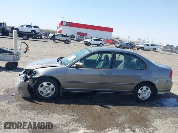 2004 Honda Civic with VIN JHMES96674S020013, listed as a IAAI auction lot 41827411 with 118,601 mi miles. Bid and sale history available at carsss.com. Image 14.