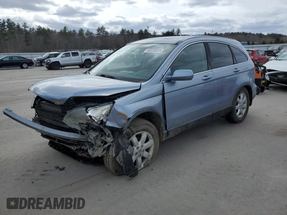 2008 Honda CR-V EX-L with VIN 5J6RE48708L042321, listed as a Copart auction lot 48220525 with 126,109 mi miles and Salvage Title. Bid and sale history available at DreamBid. Image 1.