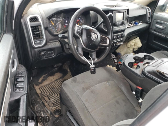 2019 Ram 2500 Big Horn with VIN 3C6UR5JL7KG529979, listed as a Copart auction lot 71635044 with 227,547 mi miles and Salvage Title. Bid and sale history available at carsss.com. Image 8.
