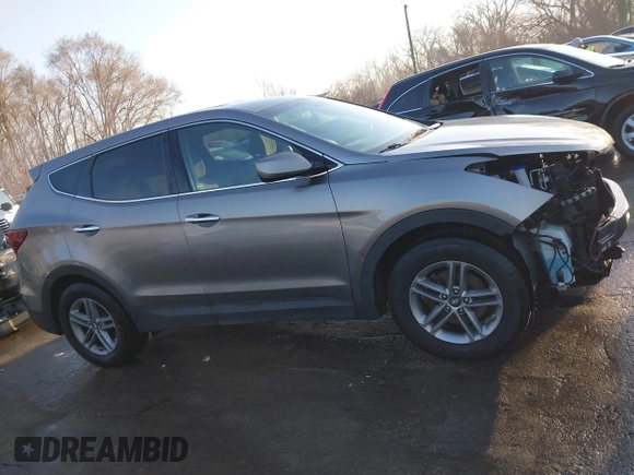 2018 Hyundai Santa Fe Sport 2.4L with VIN 5NMZT3LB6JH067040, listed as a IAAI auction lot 41760708 with 101,302 mi miles. Bid and sale history available at carsss.com. Image 14.