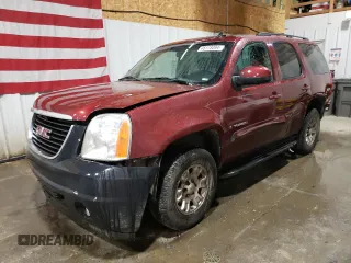 2008 GMC Yukon SLE w/3SB with VIN 1GKFK13058J161525, listed as a Copart auction lot 50884574 with 191,604 mi miles and Salvage Title. Bid and sale history available at carsss.com. Image 1.