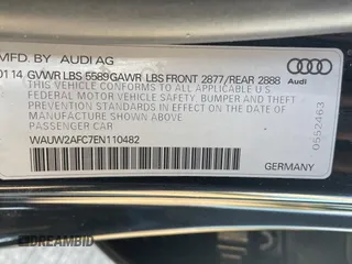 2014 Audi S7 Prestige with VIN WAUW2AFC7EN110482, listed as a Copart auction lot 76726564 with 140,427 mi miles and Clean Title. Bid and sale history available at carsss.com. Image 10.