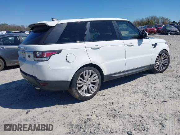 2017 Land Rover Range Rover Sport SE with VIN SALWG2FVXHA143864, listed as a IAAI auction lot 41855429 with 105,323 mi miles and . Bid and sale history available at DreamBid. Image 4.