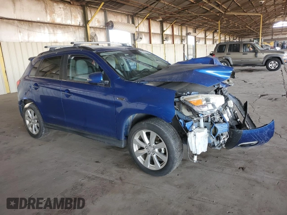 2015 Mitsubishi Outlander Sport 2.4 GT with VIN 4A4AP4AW9FE046120, listed as a Copart auction lot 81952994 with 90,933 mi miles and Salvage Title. Bid and sale history available at carsss.com. Image 4.