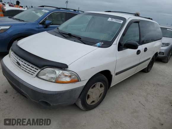 2001 Ford Windstar LX z VIN 2FMZA51401BC06241, wystawiony jako Copart lot #76775504 z przebiegiem Nie podano mil oraz Szkody całkowita. Historia ofert i sprzedaży dostępna na DreamBid. Obrazek 1.