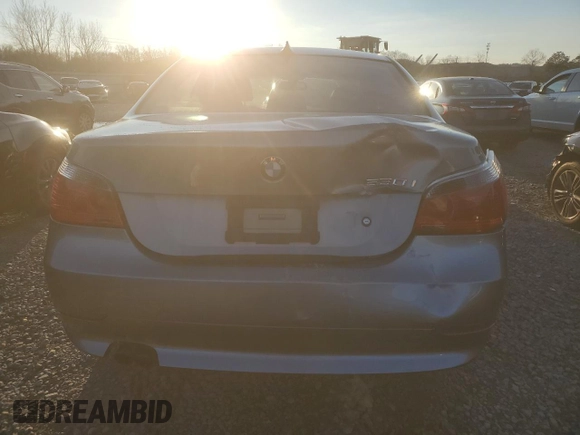 2005 BMW 5 Series 530i with VIN WBANA73555CR58587, listed as a Copart auction lot 85678444 with 166,768 mi miles and Salvage Title. Bid and sale history available at DreamBid. Image 6.