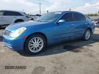 2003 Infiniti G35 w/Leather z VIN JNKCV51EX3M319195, wystawiony jako Copart lot #55316355 z przebiegiem 75 669 mil mil oraz Szkoda całkowita • Salvage title. Historia ofert i sprzedaży dostępna na DreamBid. Obrazek 1.