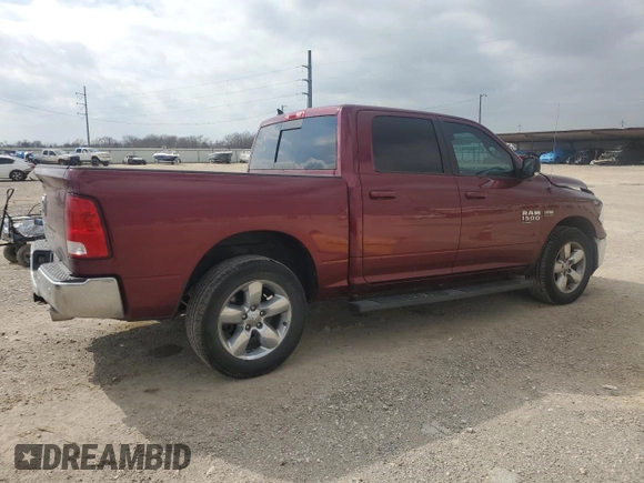 2019 Ram 1500 Classic Lone Star with VIN 1C6RR6LT2KS573700, listed as a Copart auction lot 44030265 with 87,115 mi miles and Salvage Title. Bid and sale history available at carsss.com. Image 3.
