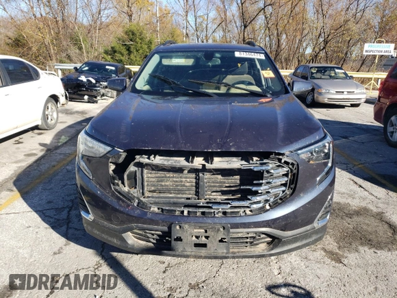 2018 GMC Terrain SLE Diesel with VIN 3GKALUEU6JL252181, listed as a Copart auction lot 81346474 with Not Provided miles and Salvage Title. Bid and sale history available at carsss.com. Image 5.