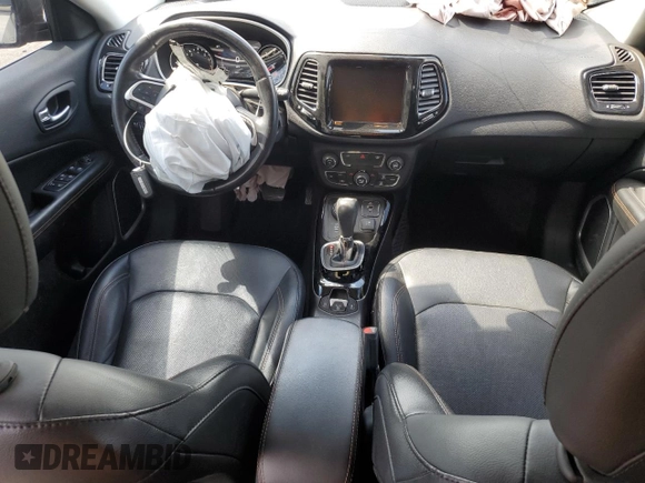 2020 Jeep Compass Limited with VIN 3C4NJDCB3LT146861, listed as a Copart auction lot 61550035 with 59,611 mi miles and Salvage title. Bid and sale history available at DreamBid. Image 8.