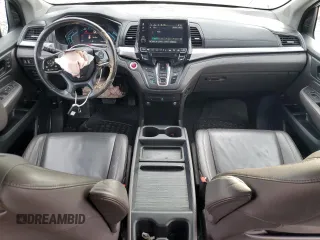 2019 Honda Odyssey EX-L with VIN 5FNRL6H72KB014960, listed as a Copart auction lot 48701035 with 131,921 mi miles and Salvage Title. Bid and sale history available at carsss.com. Image 8.