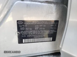 2018 Hyundai Sonata Sport with VIN 5NPE34AF6JH626924, listed as a Copart auction lot 54482785 with 50,761 mi miles and Salvage Title. Bid and sale history available at carsss.com. Image 12.