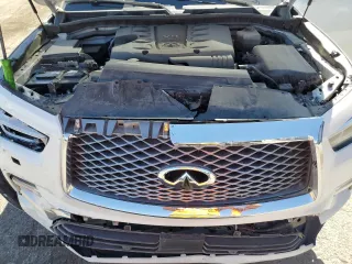 2019 Infiniti QX80 LUXE with VIN JN8AZ2NE5K9227830, listed as a Copart auction lot 72000144 with 46,387 mi miles and Salvage Title. Bid and sale history available at carsss.com. Image 12.
