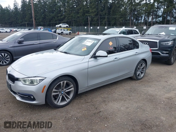 2017 BMW 3 Series 330i xDrive with VIN WBA8D9G33HNU64889, listed as a IAAI auction lot 41626253 with 66,520 mi miles. Bid and sale history available at carsss.com. Image 2.