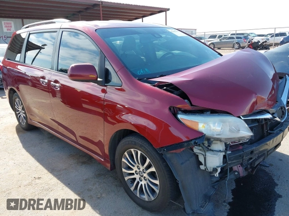 2018 Toyota Sienna XLE Auto Access Seat z VIN 5TDYZ3DC1JS909295, wystawiony jako IAAI lot #42482553 z przebiegiem 132 420 mil mil oraz . Historia ofert i sprzedaży dostępna na DreamBid. Obrazek 1.