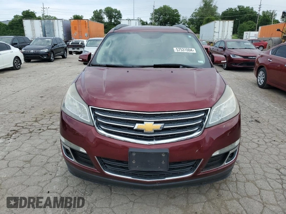 2015 Chevrolet Traverse LT with VIN 1GNKVGKD4FJ129226, listed as a Copart auction lot 57531004 with 106,057 mi miles and Salvage Title. Bid and sale history available at DreamBid. Image 5.