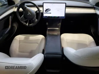 2022 Tesla Model 3 Long Range with VIN 5YJ3E1EB7NF102080, listed as a Copart auction lot 52859515 with 29,276 mi miles and Salvage Title. Bid and sale history available at carsss.com. Image 8.