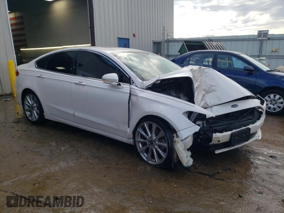 2017 Ford Fusion Titanium with VIN 3FA6P0K99HR393838, listed as a Copart auction lot 46489415 with 54,055 mi miles and Salvage Title. Bid and sale history available at carsss.com. Image 4.