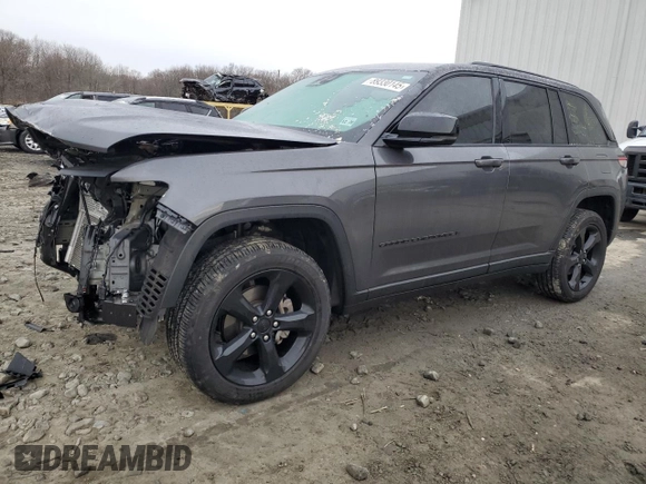 2024 Jeep Grand Cherokee Altitude with VIN 1C4RJHAG2RC715887, listed as a Copart auction lot 89330145 with 11,446 mi miles and Salvage title. Bid and sale history available at DreamBid. Image 1.