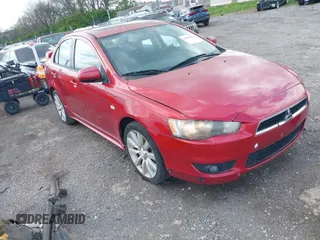 2008 Mitsubishi Lancer GTS with VIN JA3AU86U88U019416, listed as a IAAI auction lot 41965512 with 139,270 mi miles. Bid and sale history available at carsss.com. Image 1.