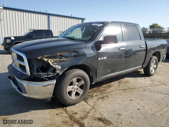 2010 Dodge Ram 1500 SLT with VIN 1D7RB1CP0AS203479, listed as a Copart auction lot 73528044 with 206,135 mi miles and Salvage Title. Bid and sale history available at carsss.com. Image 1.