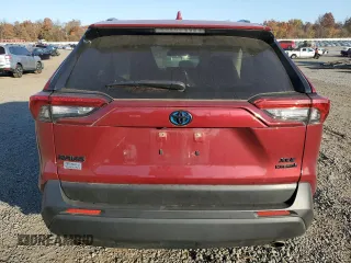 2021 Toyota RAV4 Hybrid XLE with VIN JTMRWRFV7MD130630, listed as a Copart auction lot 76802014 with 0 mi miles and Salvage Title. Bid and sale history available at carsss.com. Image 6.