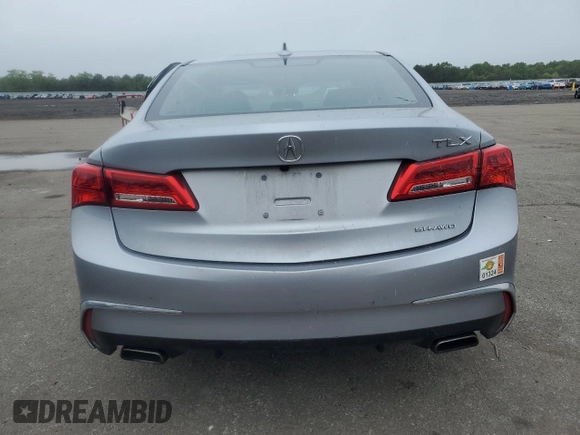 2020 Acura TLX Technology with VIN 19UUB3F44LA001126, listed as a Copart auction lot 58700805 with 49,195 mi miles and Salvage title. Bid and sale history available at DreamBid. Image 6.