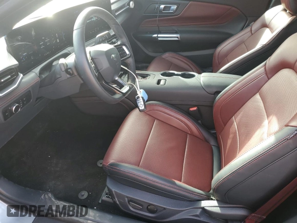 2024 Ford Mustang EcoBoost with VIN 1FA6P8TH4R5134411, listed as a Copart auction lot 75890314 with 5,388 mi miles and Salvage title. Bid and sale history available at DreamBid. Image 7.