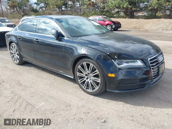 2012 Audi A7 Prestige with VIN WAU2GAFCXCN140900, listed as a IAAI auction lot 41899216 with 112,357 mi miles and . Bid and sale history available at DreamBid. Image 1.